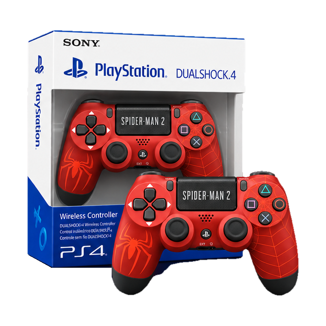 Sony DualShock 4 Wireless Controller - Spider-Man 2 Red — 04