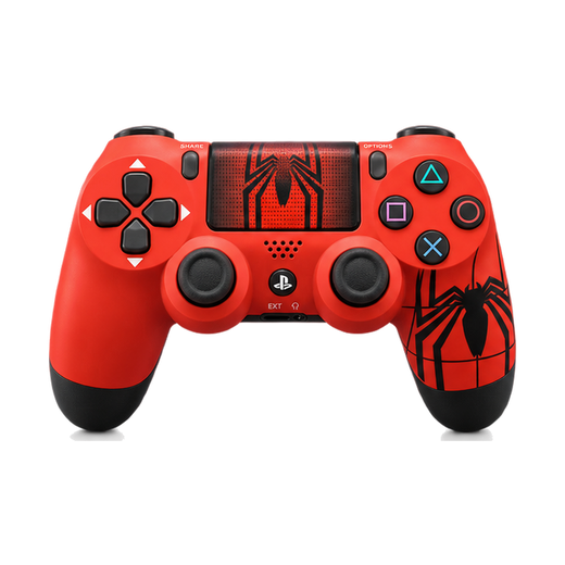 Sony DualShock 4 Wireless Controller - Spider-Man Red and Black — 01