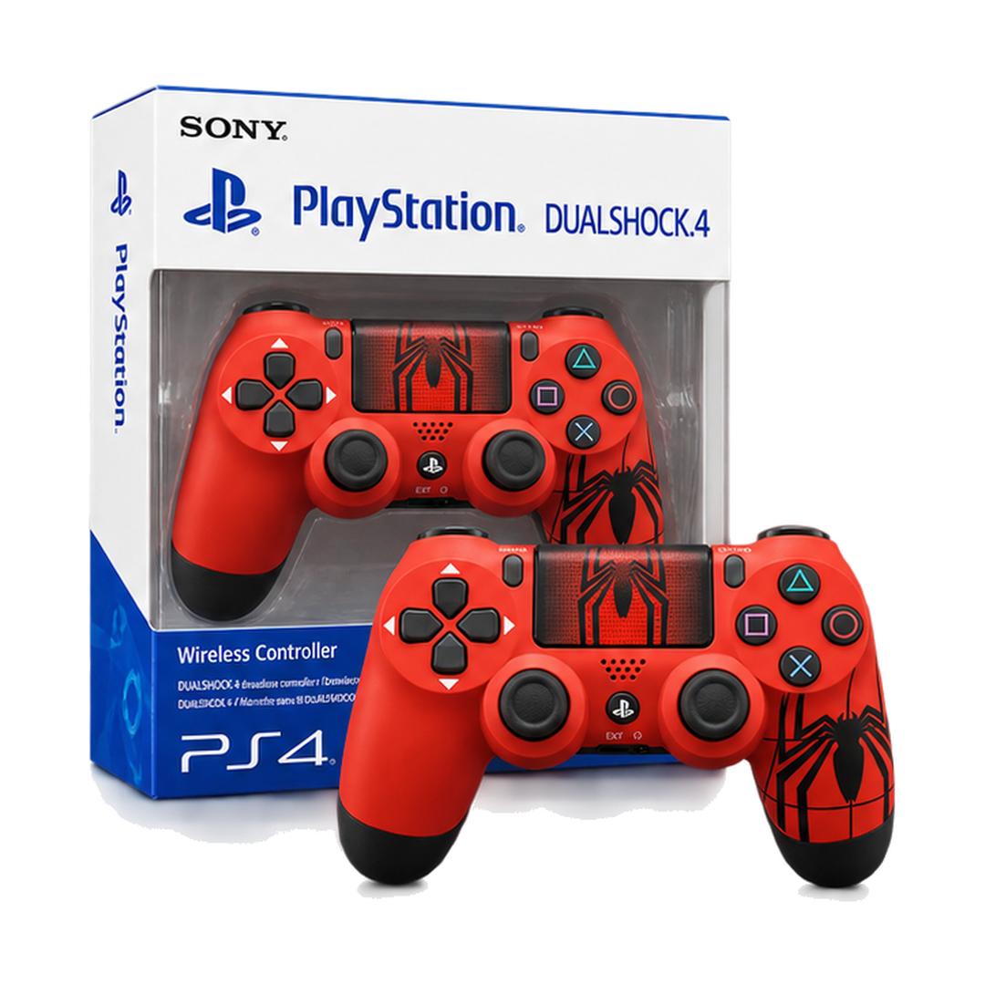 Sony DualShock 4 Wireless Controller - Spider-Man Red and Black — 04
