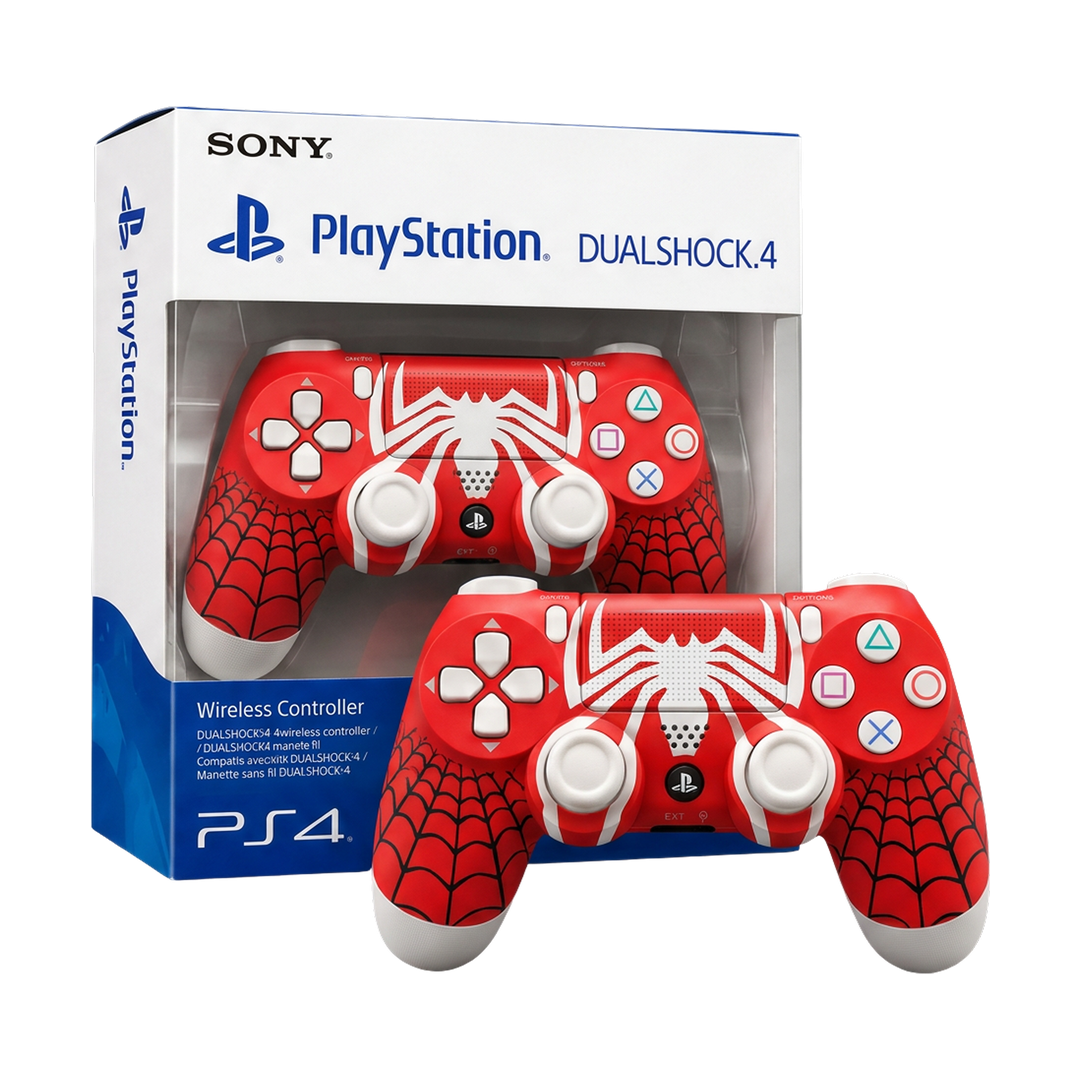 Sony DualShock 4 Wireless Controller - Spider-Man Web Red — 04