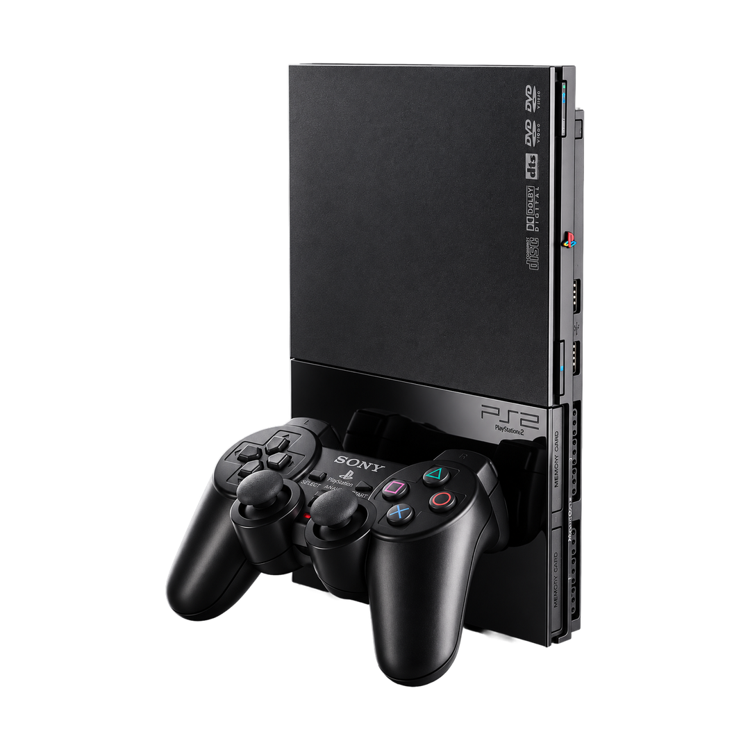 Sony PlayStation 2 Slim Console - Charcoal Black — 02