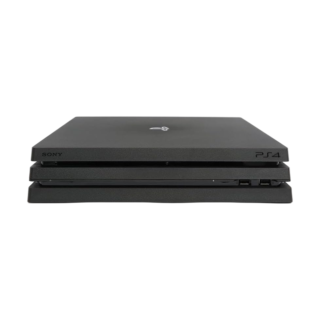 Sony PlayStation 4 Pro 1TB Console with 2 Controllers - Jet Black — 01