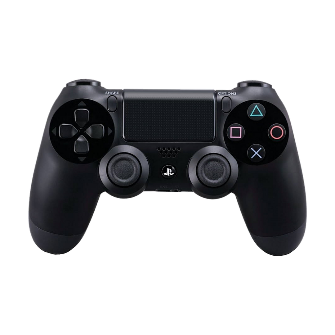 PS4 Wireless Controller - Copy A — sony black front