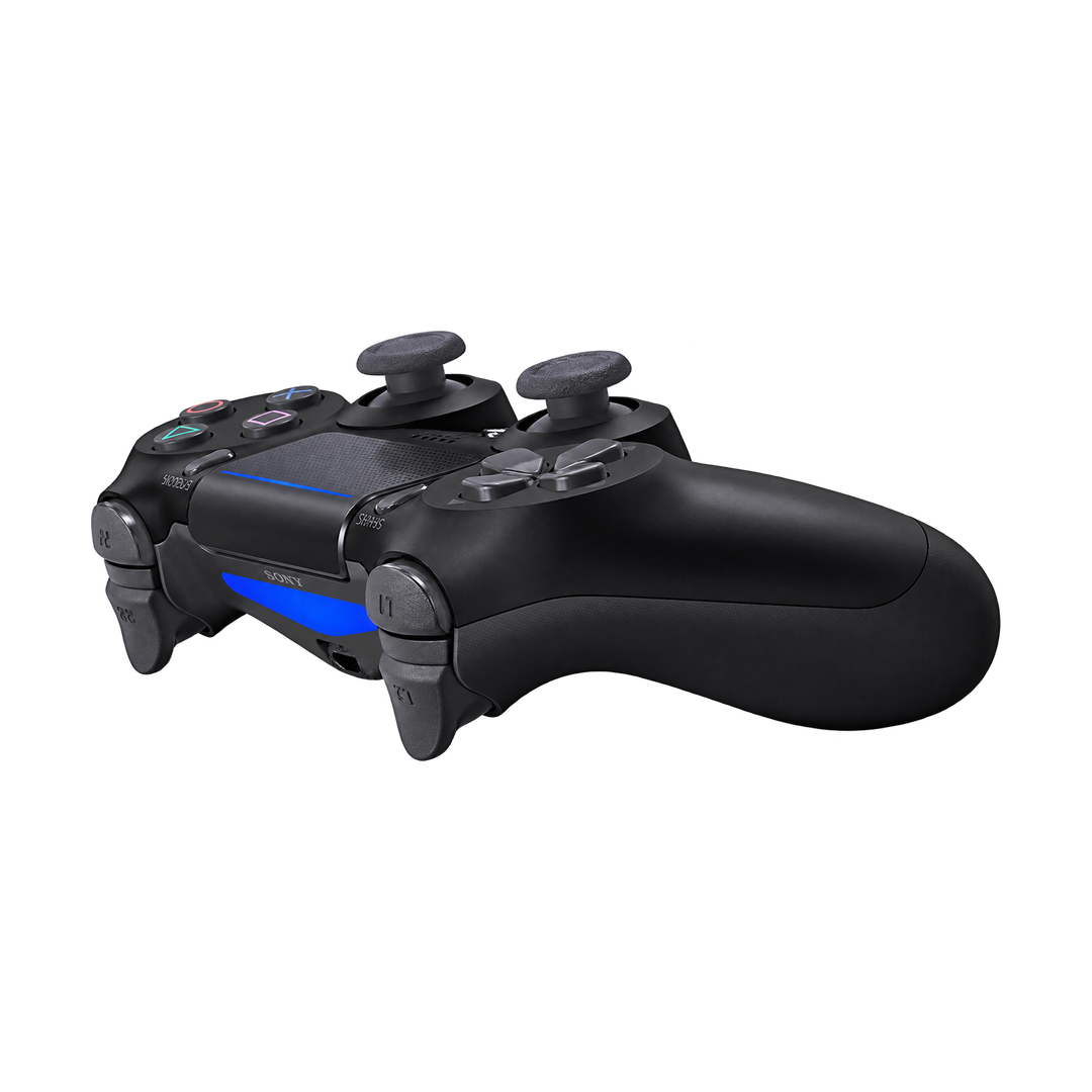 PS4 Wireless Controller - Copy A — sony black rear angle