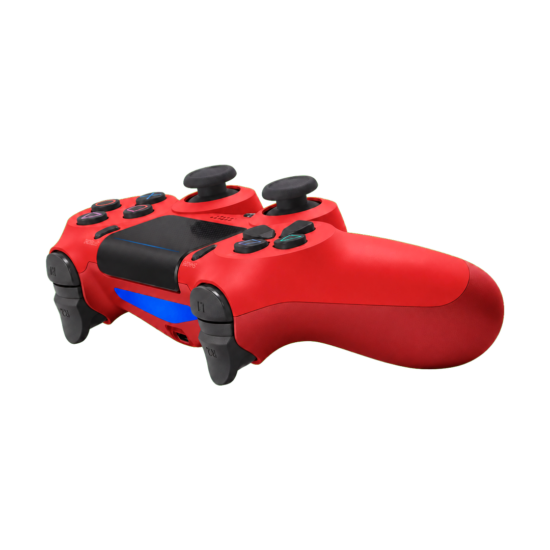PS4 Wireless Controller - Copy A — sony red rear angle