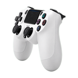 PS4 Wireless Controller - Copy A — sony white angled front