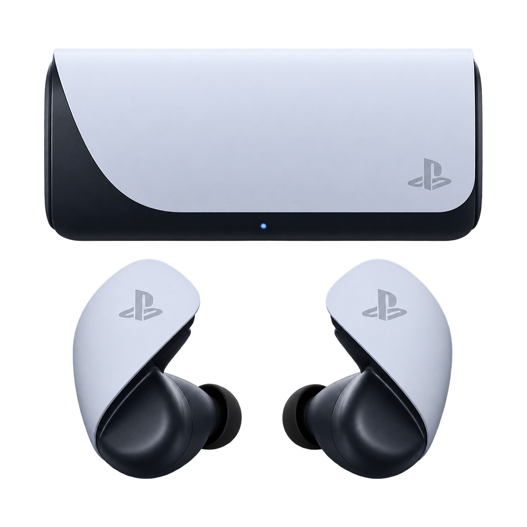 Sony PULSE Explore Wireless Earbuds — white charging case