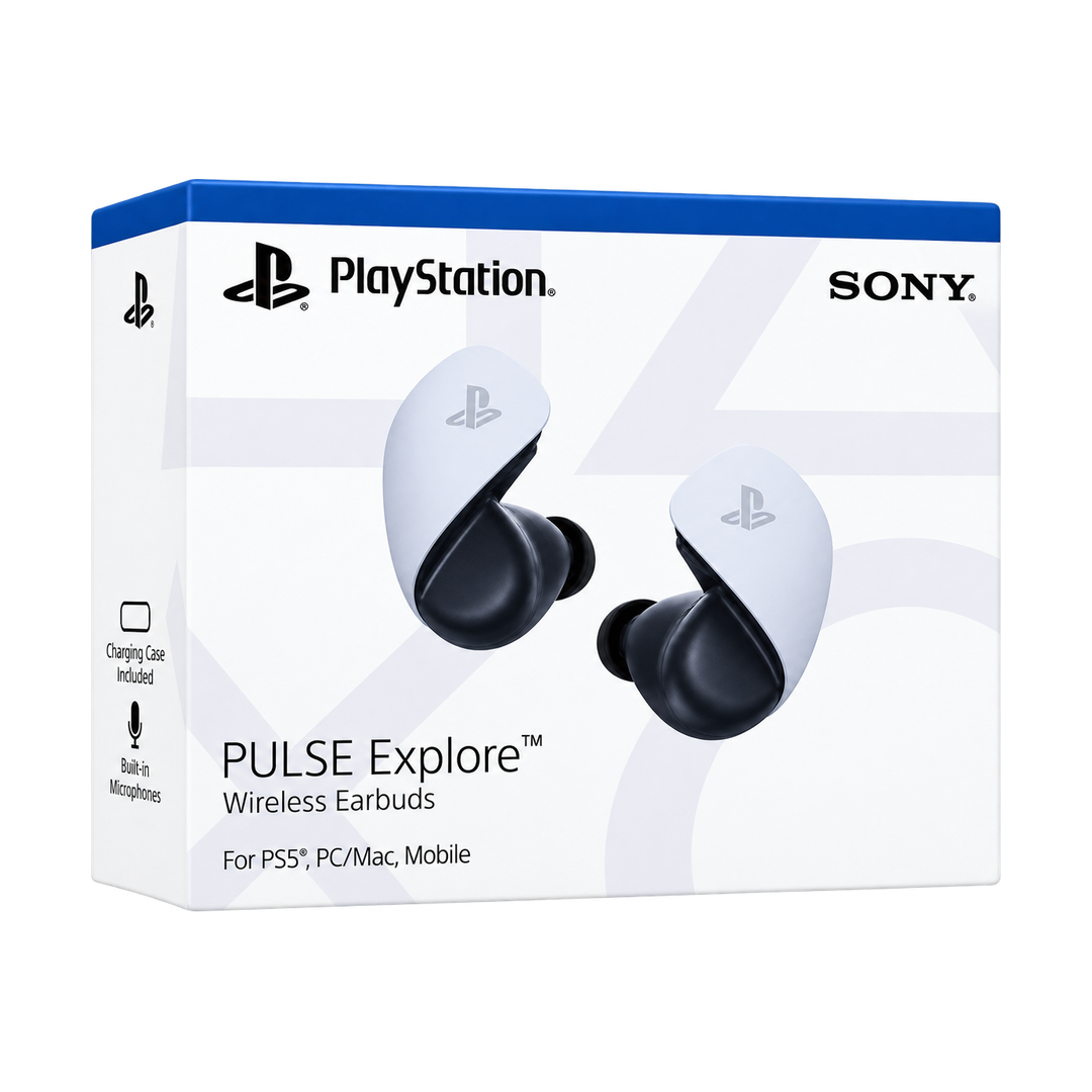 Sony PULSE Explore Wireless Earbuds — white packaging