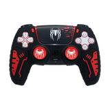 Spider-Man Black and Red Silicone Skin for PS5 DualSense Controller — 02
