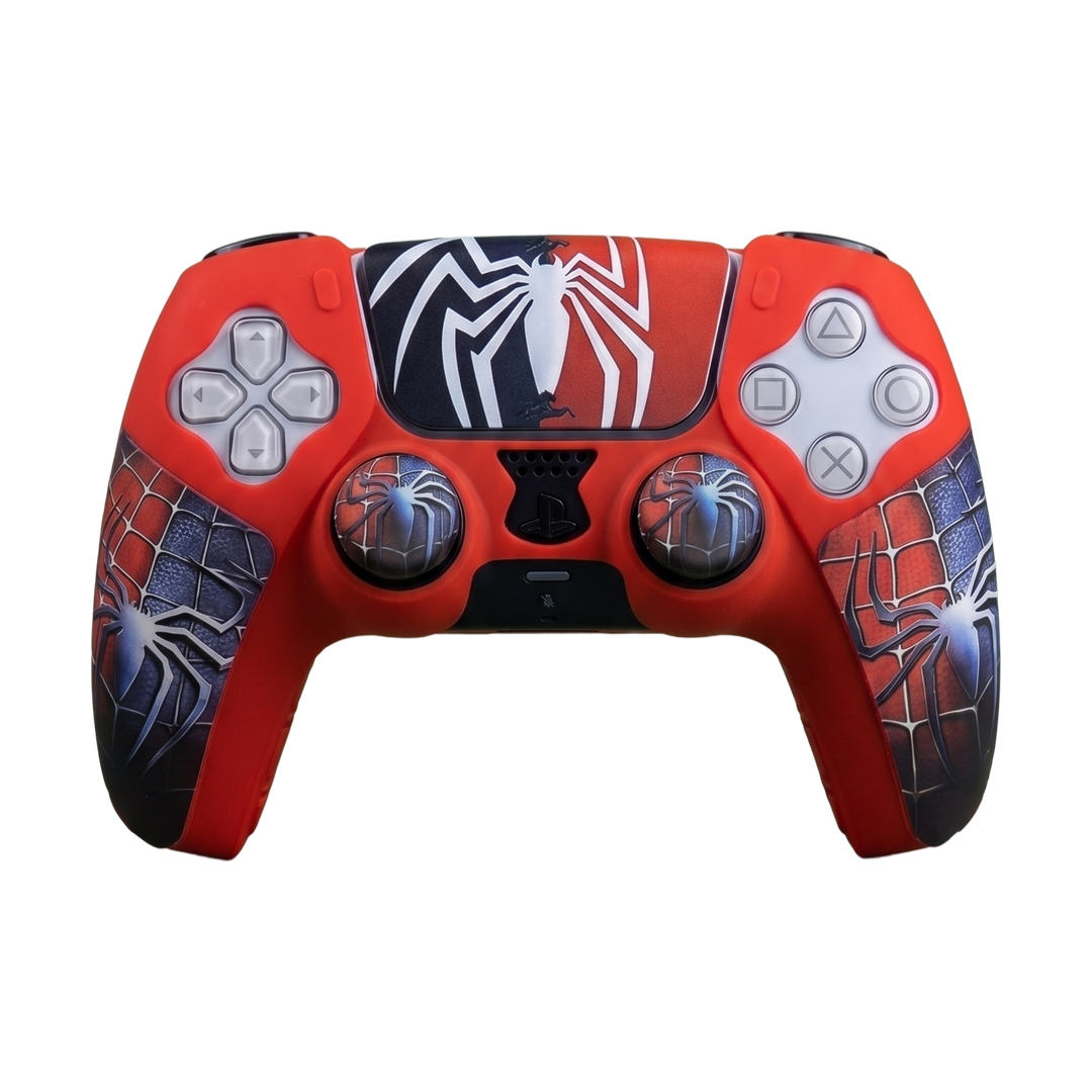 Spider-Man Silicone Skin for PS5 DualSense Controller — front