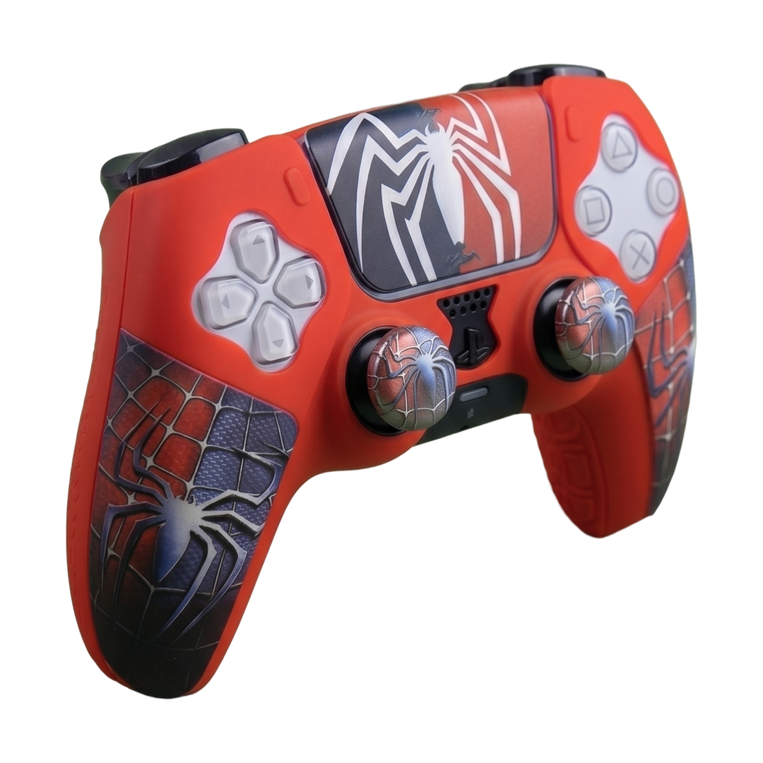 Spider-Man Silicone Skin for PS5 DualSense Controller — rear