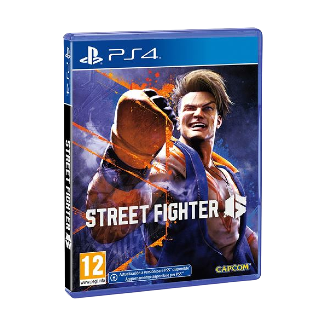 Street Fighter 6 - PS4 — angled case