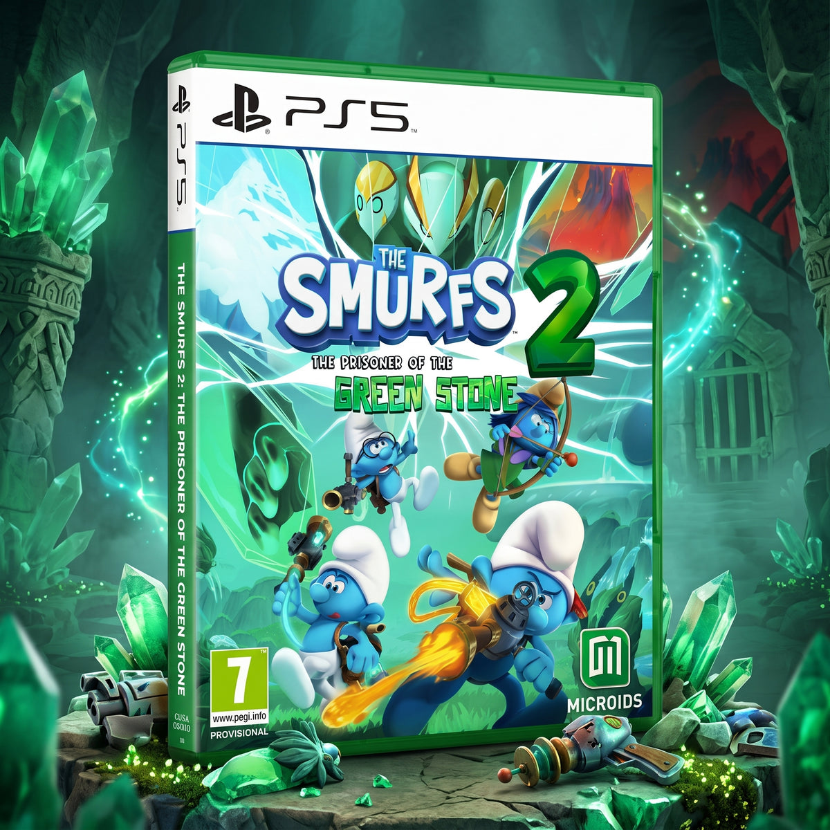 The Smurfs 2: The Prisoner of the Green Stone - PS5 — artwork