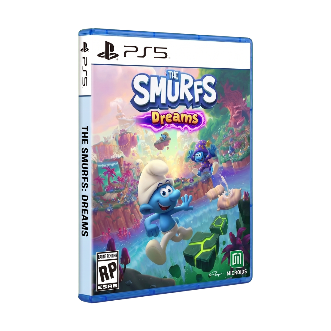 The Smurfs: Dreams - PS5 — angled case