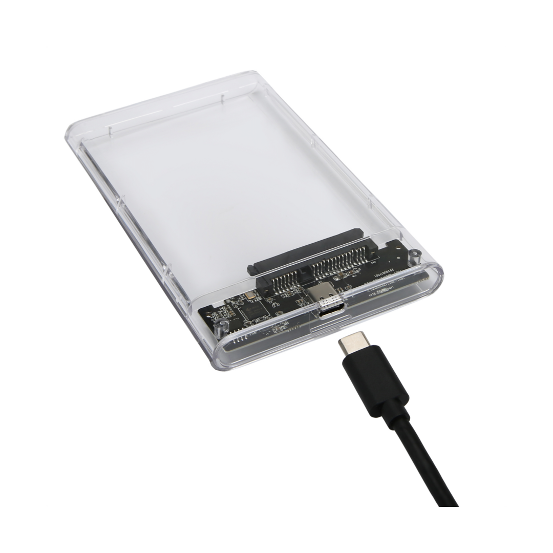 Transparent Type-C 3.1 Hard Drive Enclosure — 03