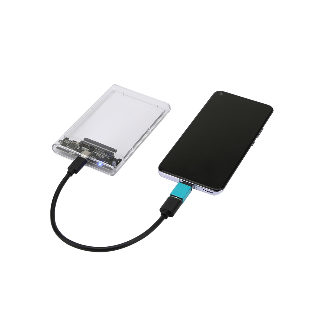 Transparent Type-C 3.1 Hard Drive Enclosure — 04
