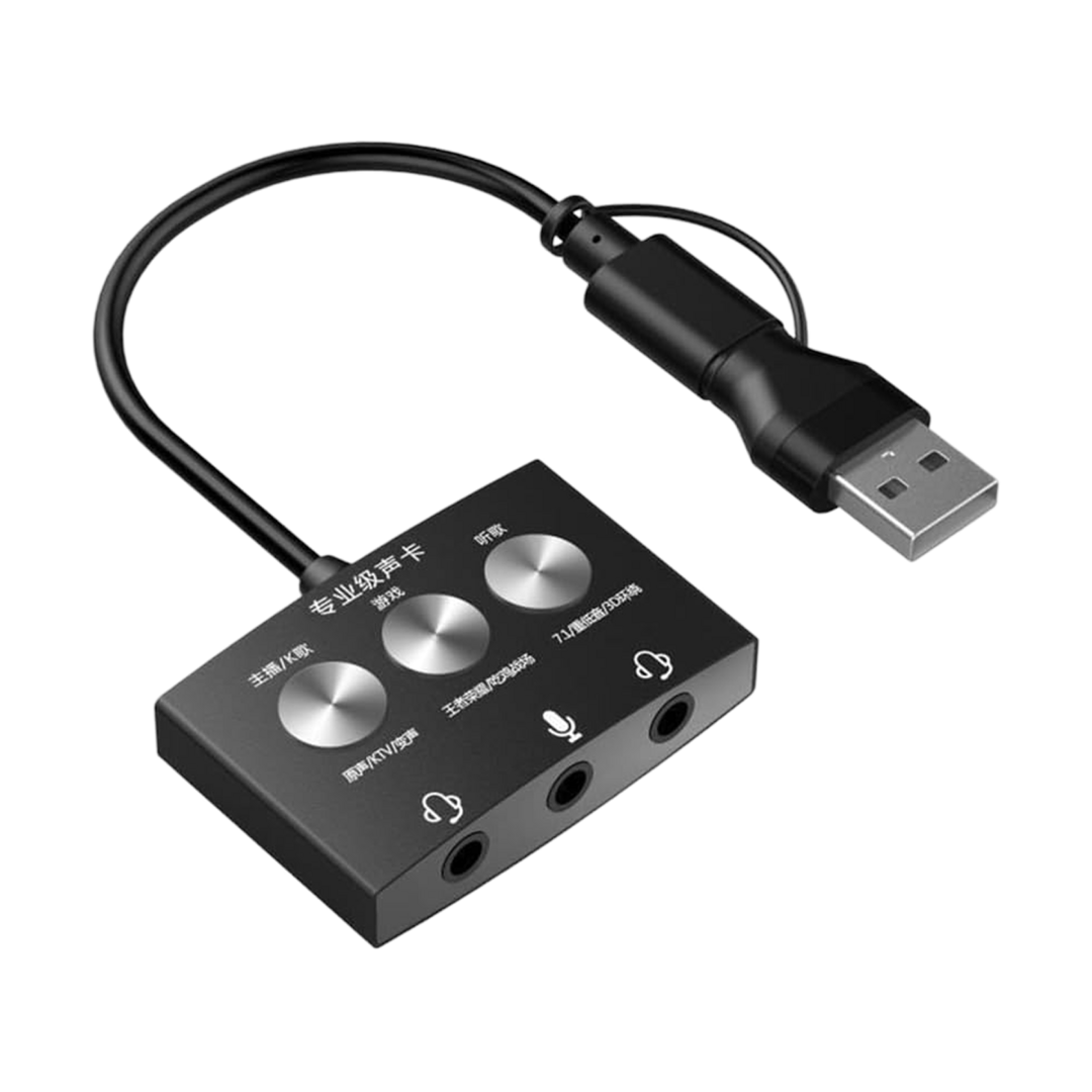 USB Type-C Professional External Sound Card — 03