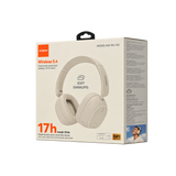 Wireless Bluetooth 5.4 Over-Ear Headphones - White — 54 01