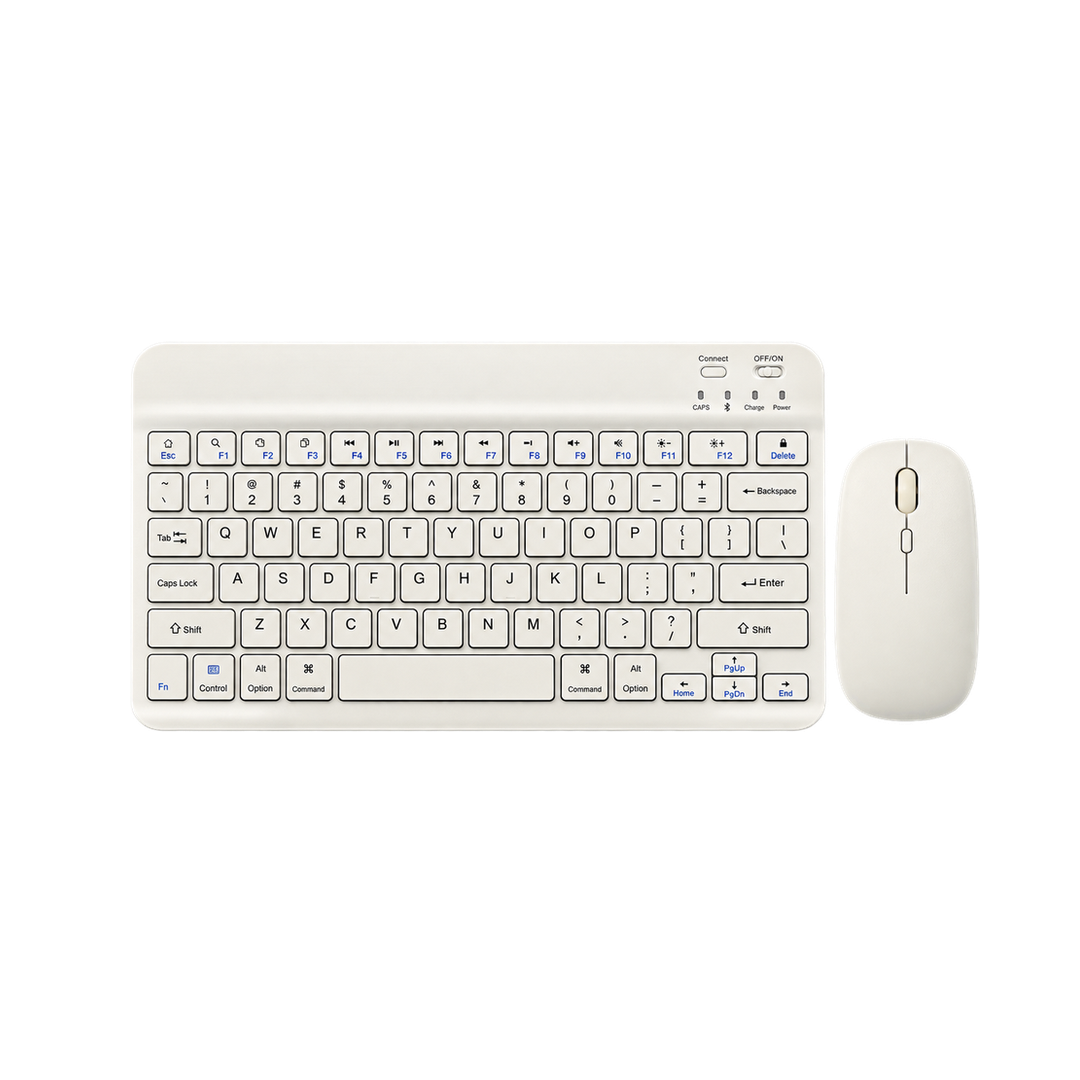 Rechargeable Bluetooth Keyboard and Mouse Kit — white 03