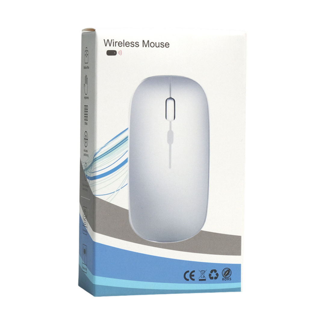 Silent Wireless Mouse - White — 01