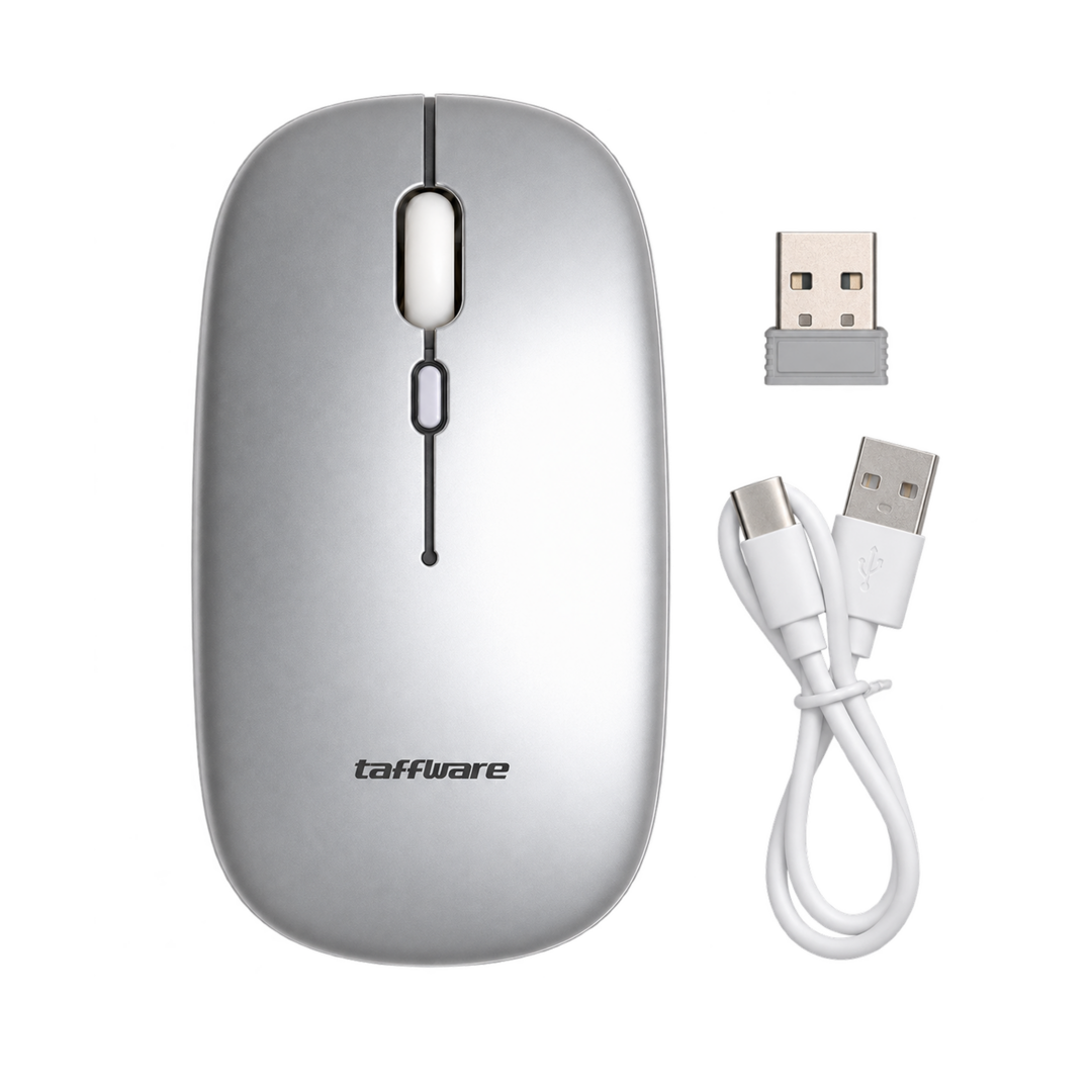 Silent Wireless Mouse - White — 04