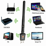 802.11n Wi-Fi USB Adapter - 2.4GHz Nano Dongle — n wifi black packaging