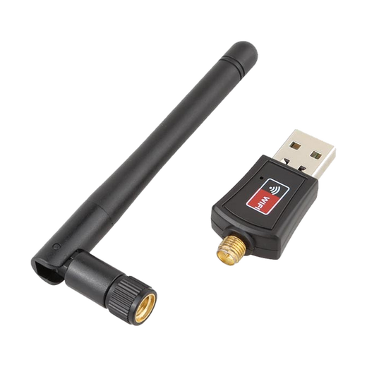 802.11n Wi-Fi USB Adapter - 2.4GHz Nano Dongle — wifi black antenna set